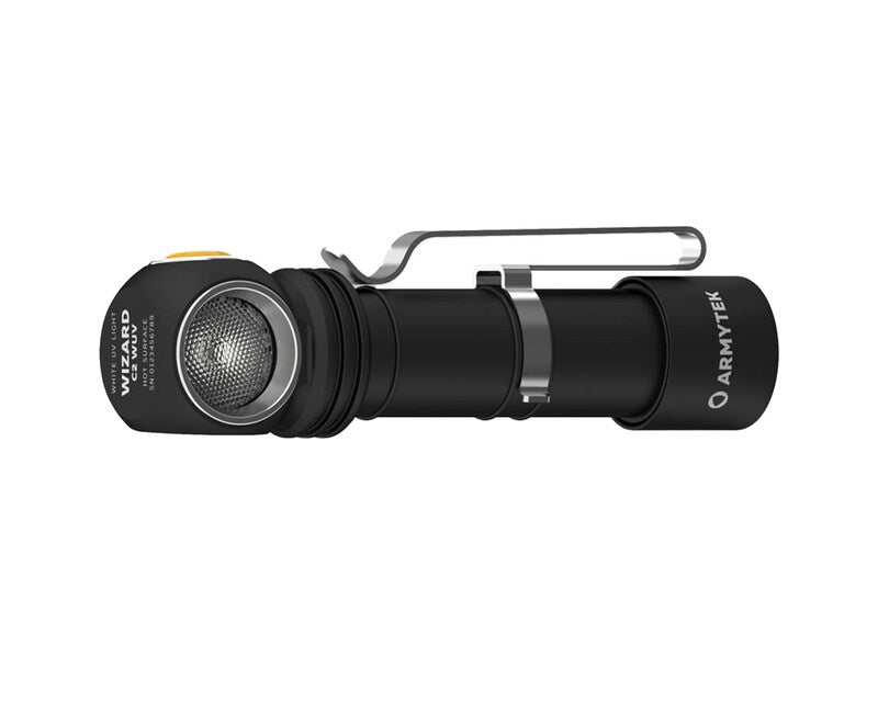 Lampe frontale et à angle Wizard C2 Wizard WUV Magnet USB White - 1100 lumens Armytek