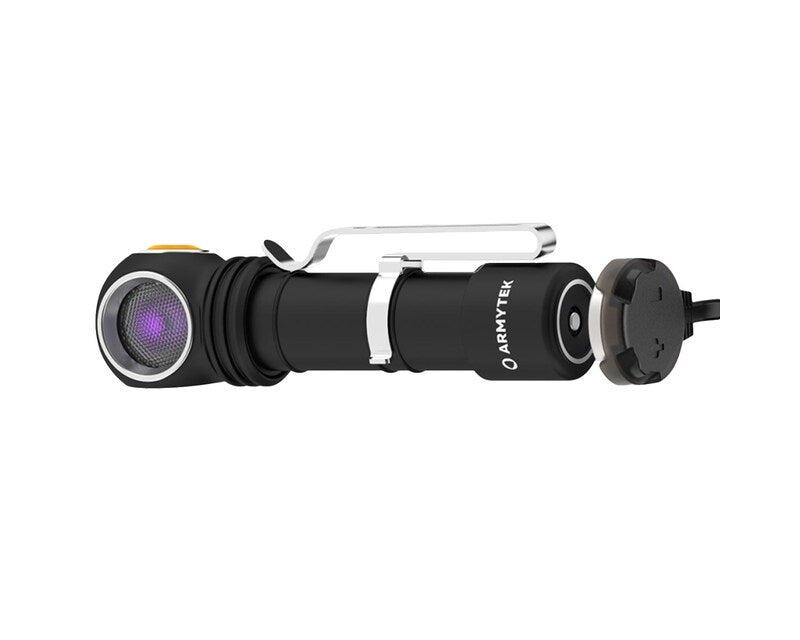 Lampe frontale et à angle Wizard C2 Wizard WUV Magnet USB White - 1100 lumens Armytek