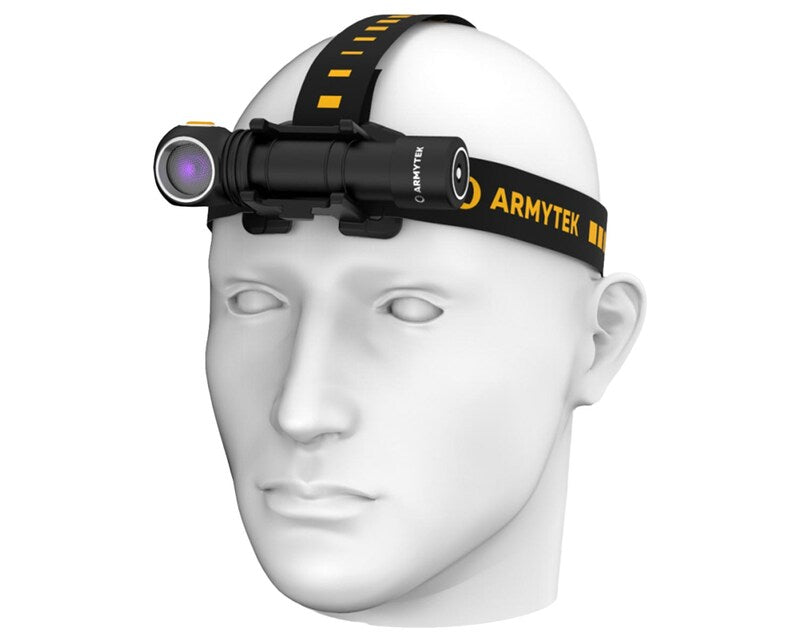Lampe frontale et à angle Wizard C2 Wizard WUV Magnet USB White - 1100 lumens Armytek