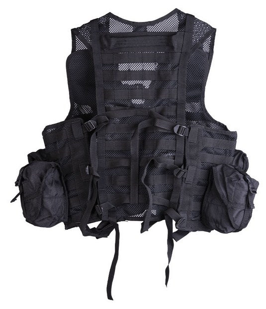 Gilet tactique Noir 8 poches