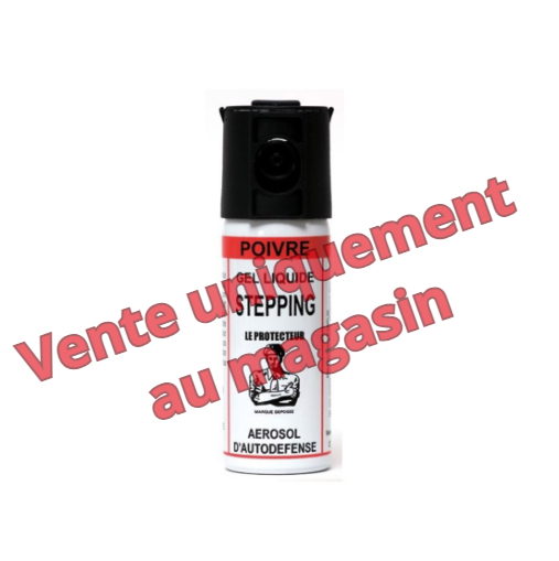 Aérosol gel poivre 50 ml - Vente uniquement en magasin