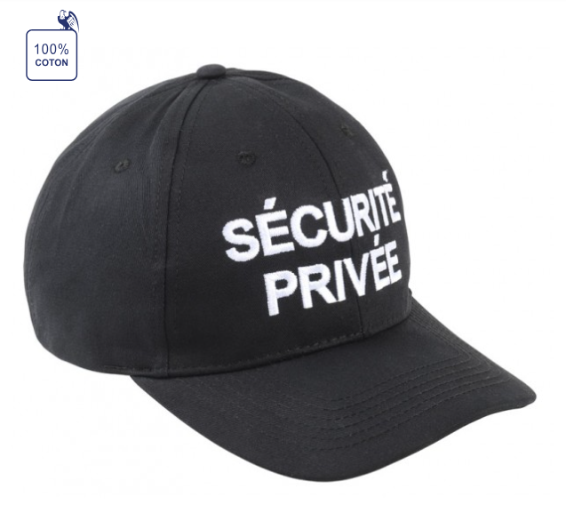 Casquette Sécurité Privée