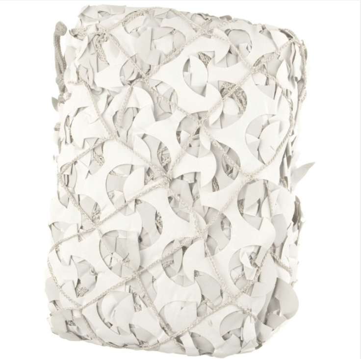 Filet camouflage 3x3m blanc/gris extérieur