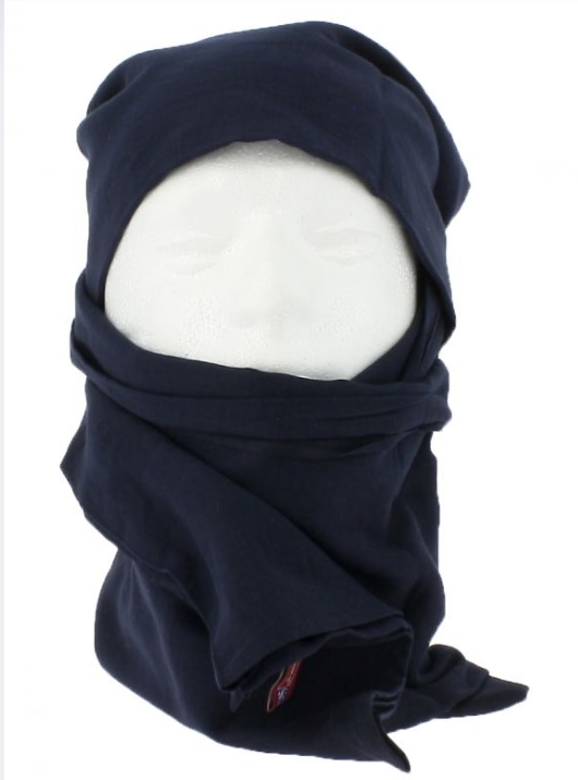 Chèche uni marine