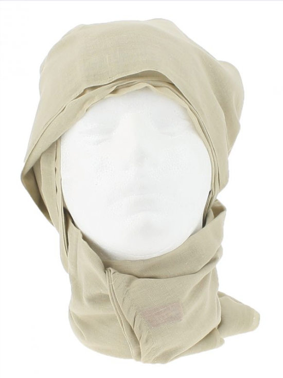 Chèche uni beige