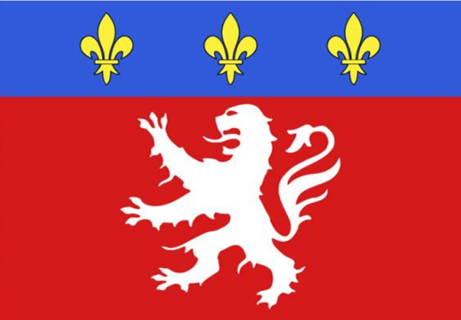 Drapeau Lyon 60x90cm