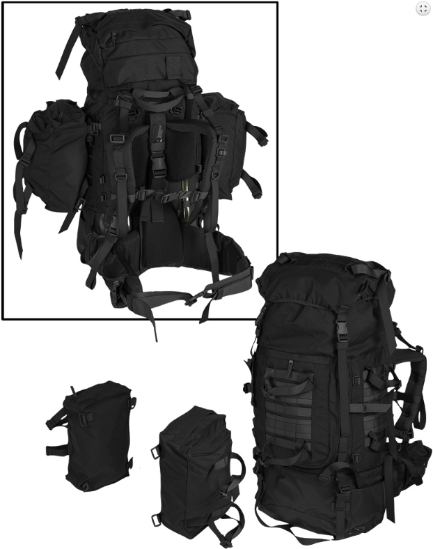 Sac à dos Teesar 100 L noir
