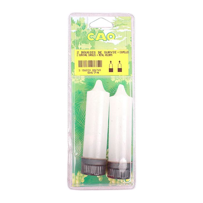 Bougie de survie longue durée x2