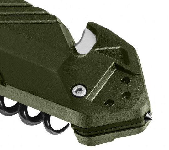 Couteau de poche Cac® serration PA6 vert - vente uniquement en magasin