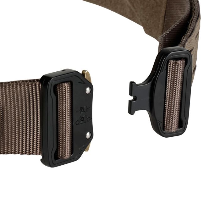 Ceinturon Duo Cobra polyester Beige