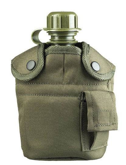Gourde US plastique avec Quart
