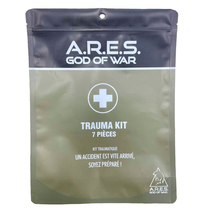 Kit médical trauma 7 pièces