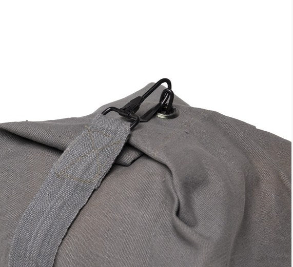Sac marin type "paquo" coton kaki