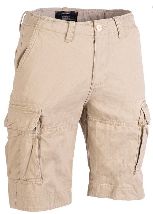 Short beige 100% coton