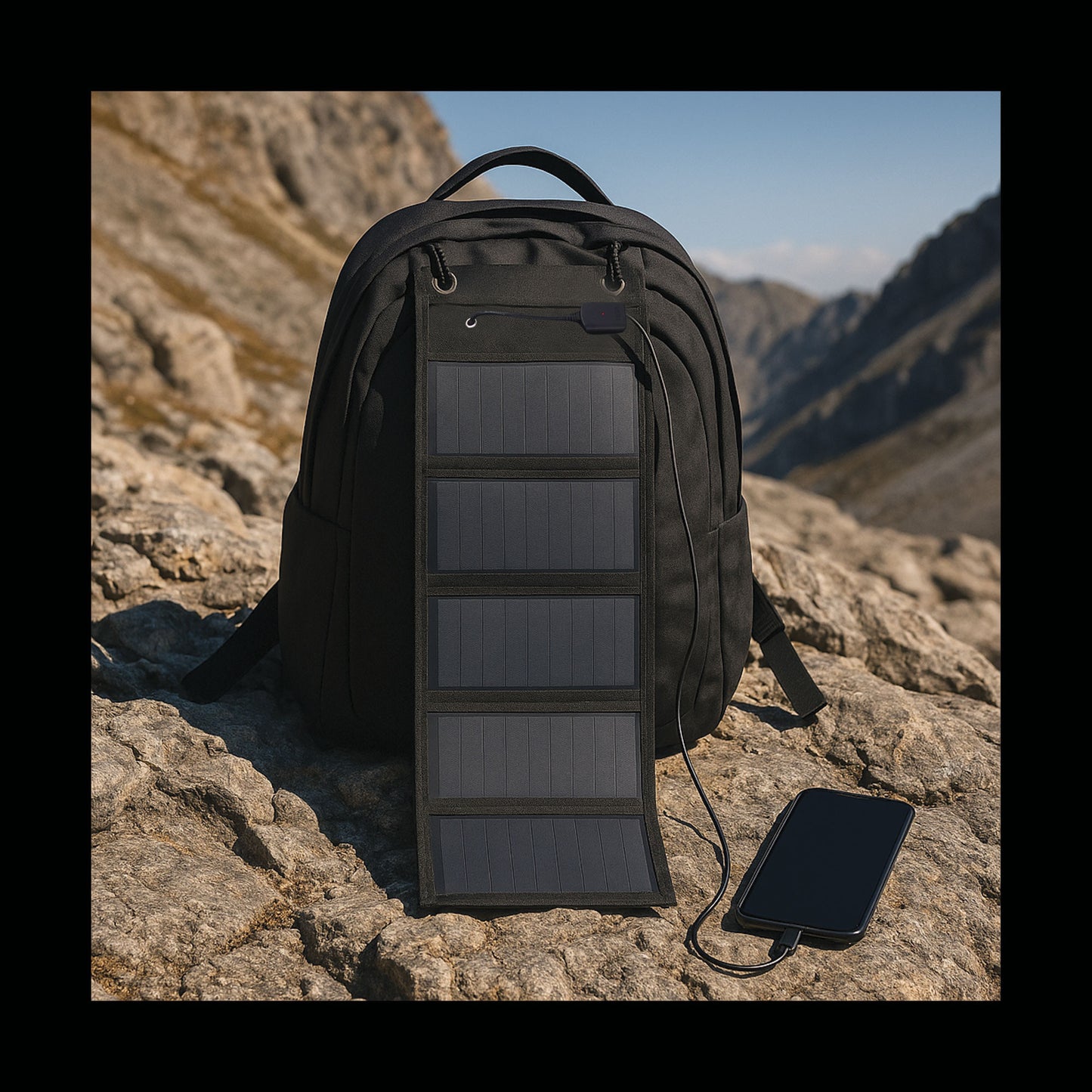 Chargeur solaire portable pliable 12,5 W OFFRE DE LANCEMENT!