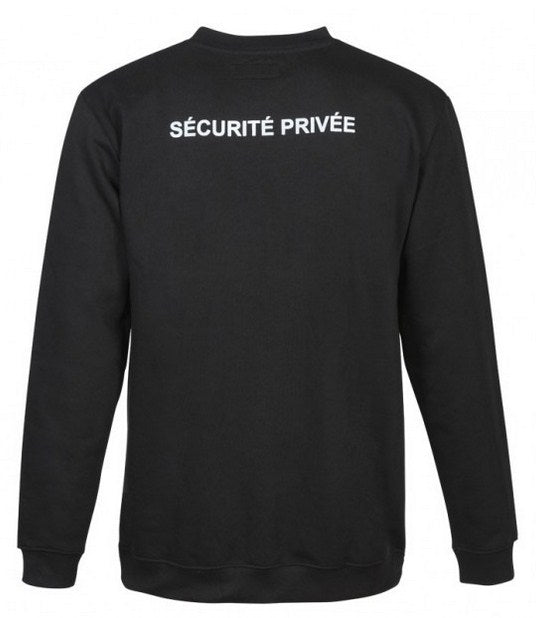 Sweat-shirt sécurité avec fenêtre matricule