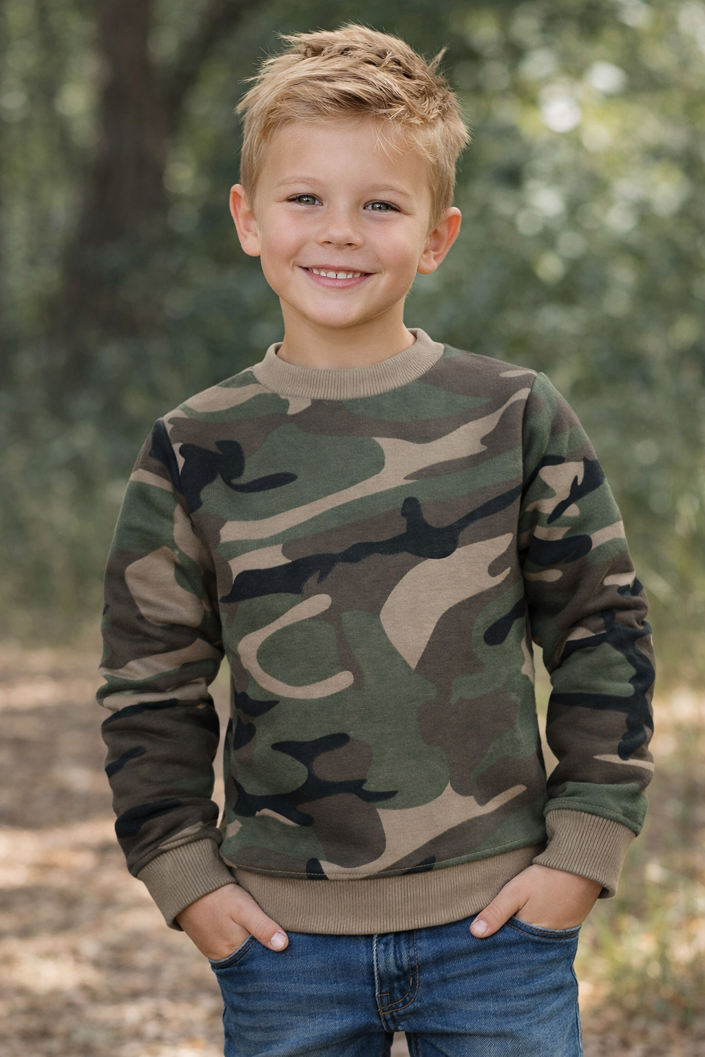 Sweat camouflage Enfant
