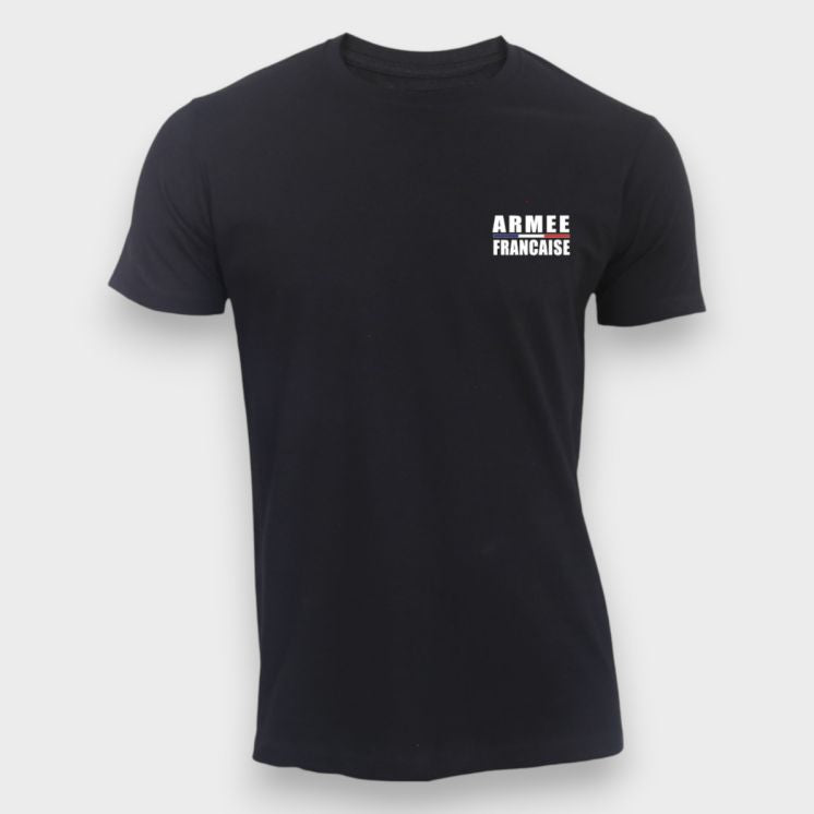 T-shirt Armée Française noir