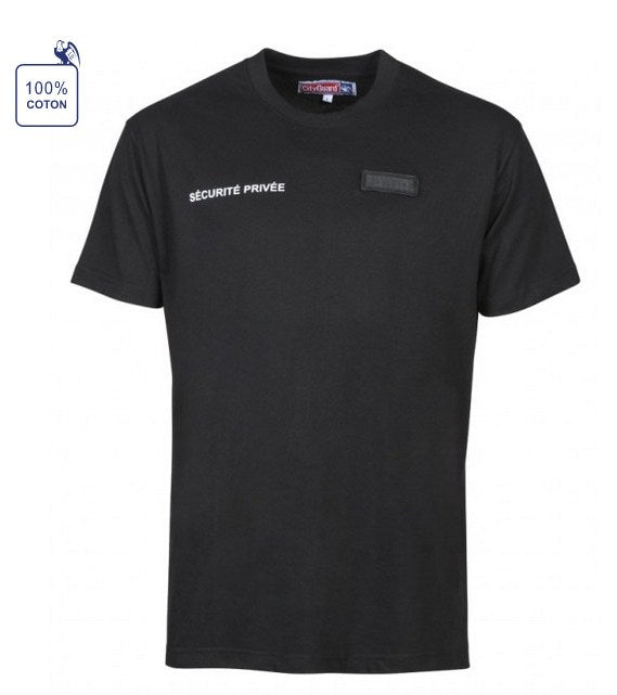 Polo coton sécurité avec fenêtre matricule