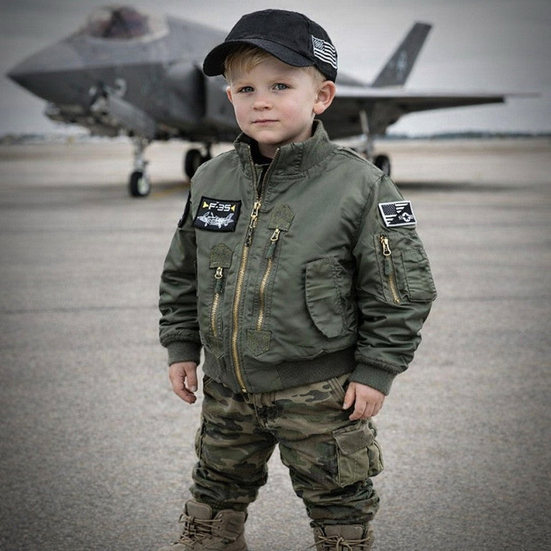 Blouson aviateur F-35 Enfant