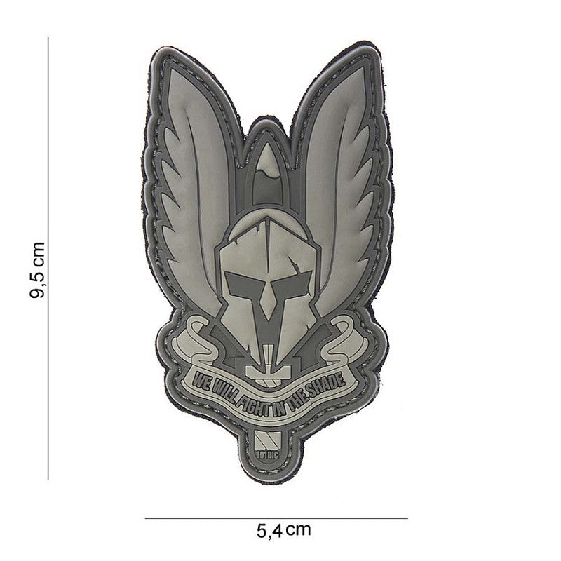 Patch 3D PVC Spartan grey