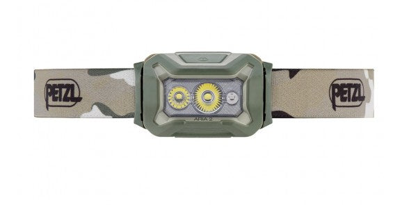 Lampe frontale Hybrid éclairage 4 couleurs Aria 2 camo fr/ce - 450 Lumens