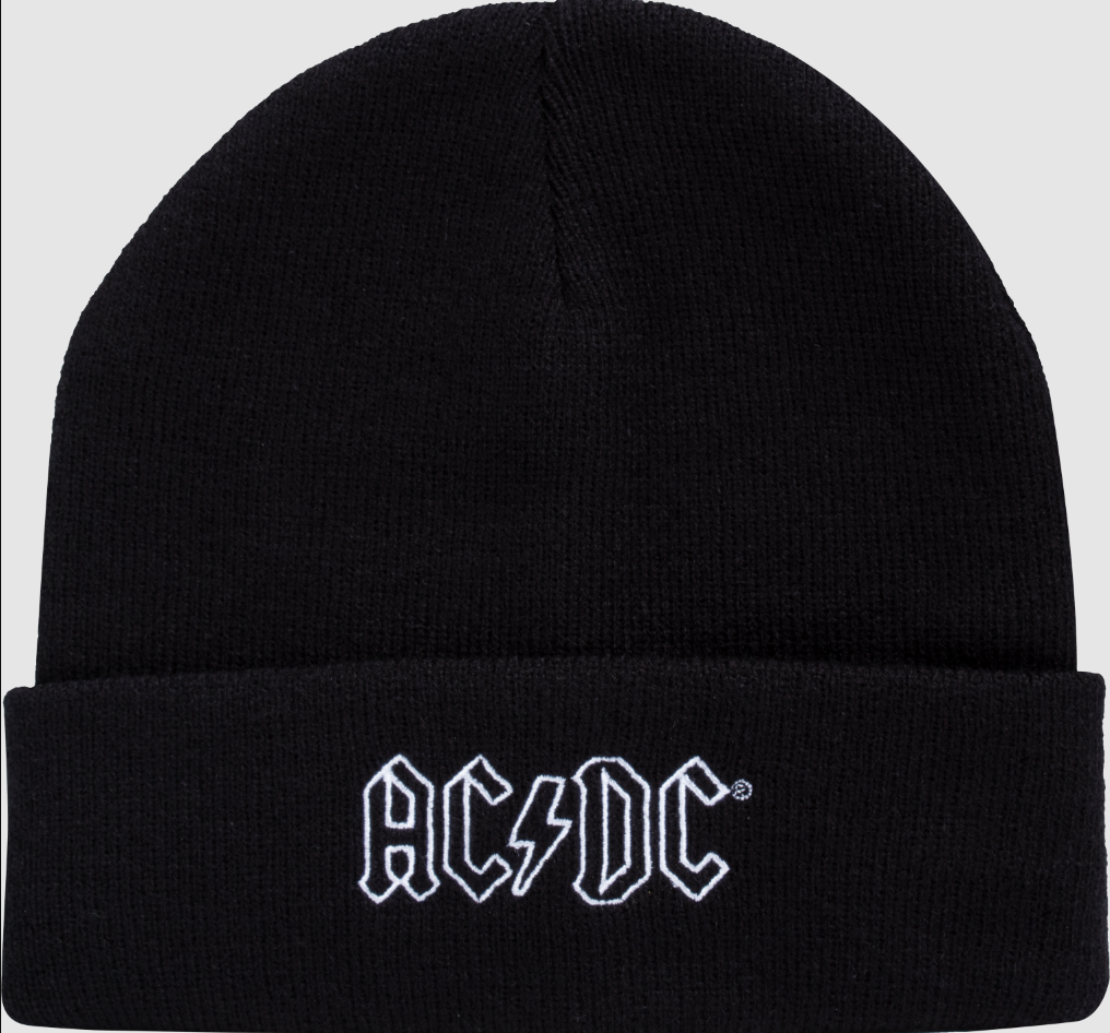 Bonnet AC/DC Broderie Noire