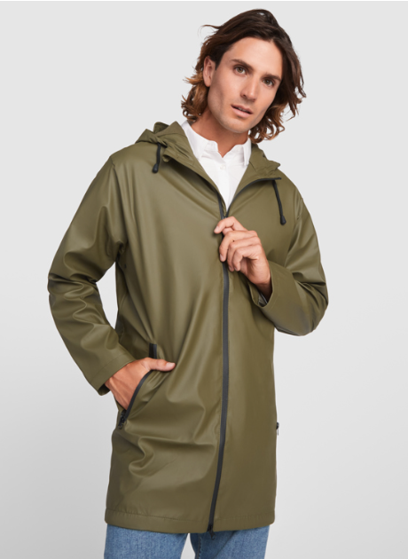 Veste imperméable kaki