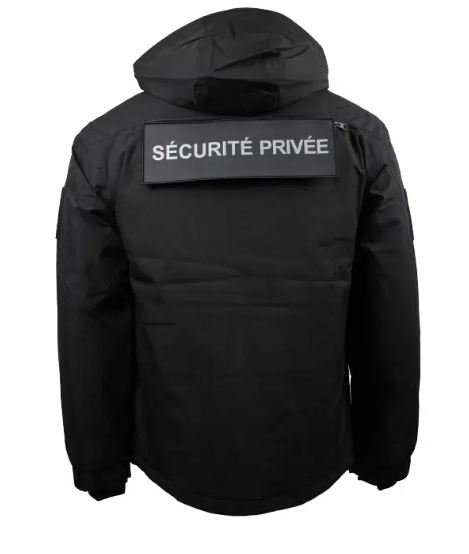 Blouson Sécurité Privée Noir GK SAFETEK