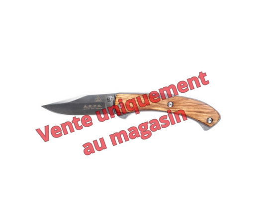 Couteau Wood Iron vente uniquement au magasin
