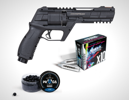 PACK REVOLVER CP300 C50 13J + CO2 + BILLES ( vente uniquement en magasin)