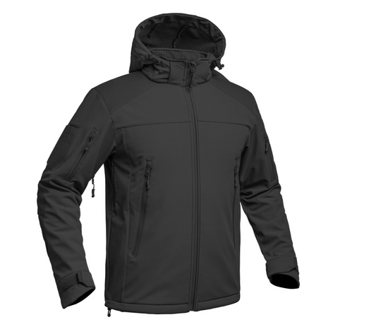 Veste Softshell V2 FIGHTER Noire