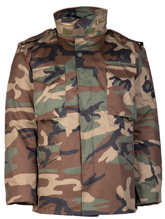 Veste M65 Woodland avec doublure