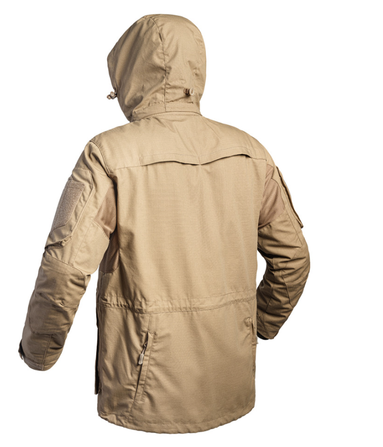 Veste longue Fighter beige / tan