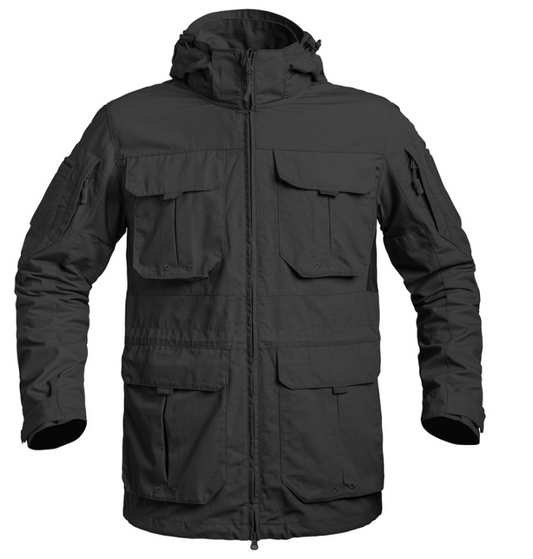 Veste longue Fighter Noire