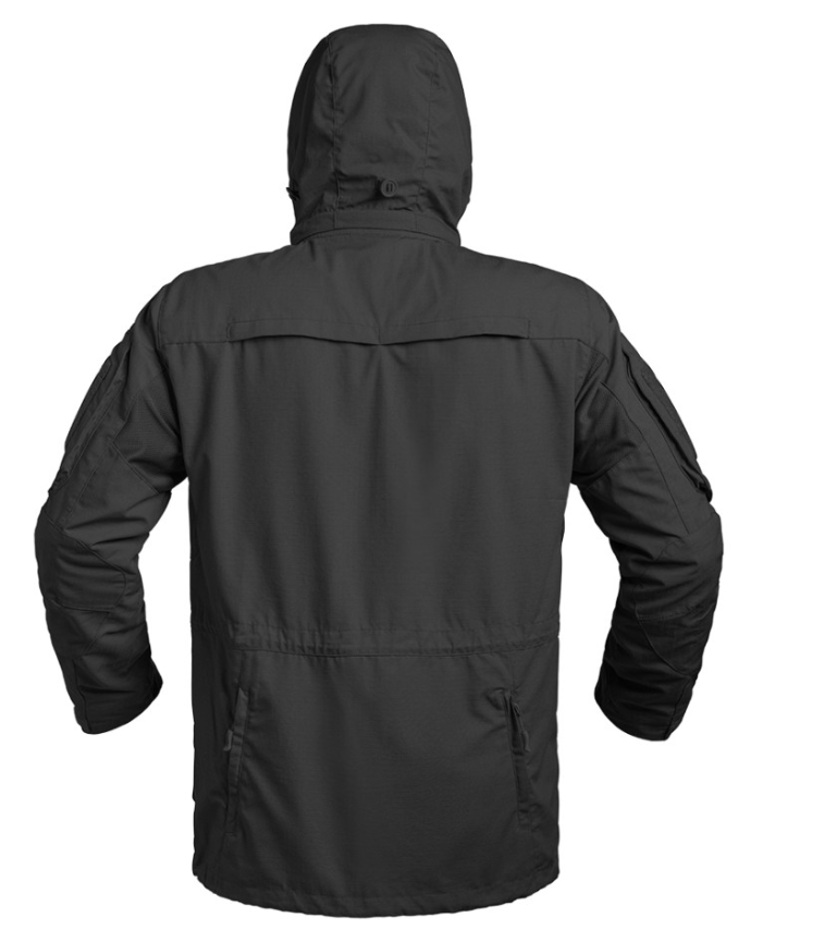 Veste longue Fighter Noire