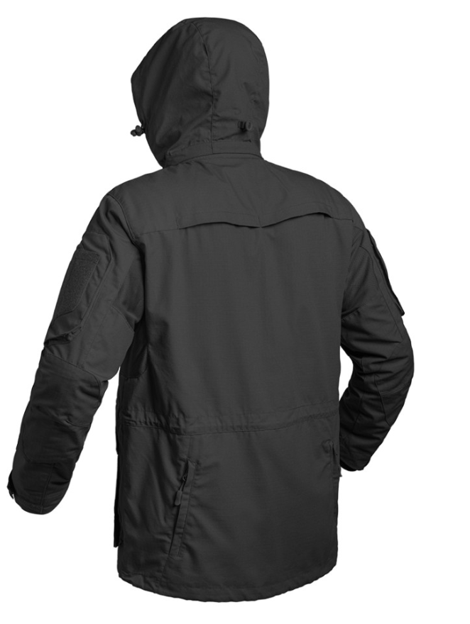 Veste longue Fighter Noire