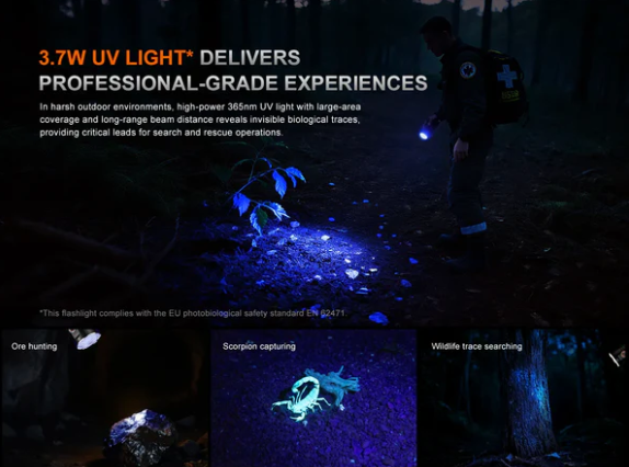 Fenix LR35R Pro - Lampe de recherche super lumineuse - 10000 LUMENS
