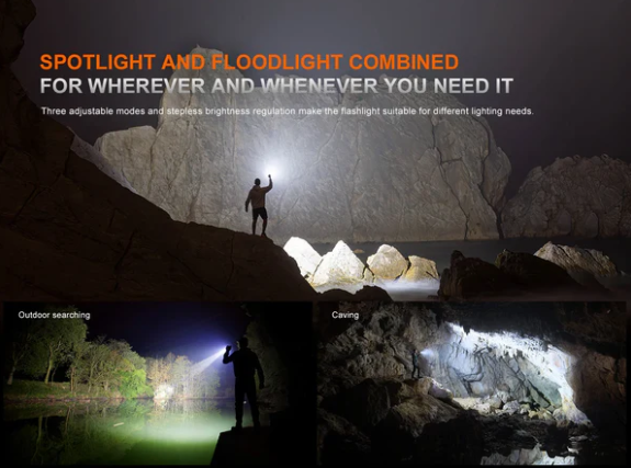 Fenix LR35R Pro - Lampe de recherche super lumineuse - 10000 LUMENS