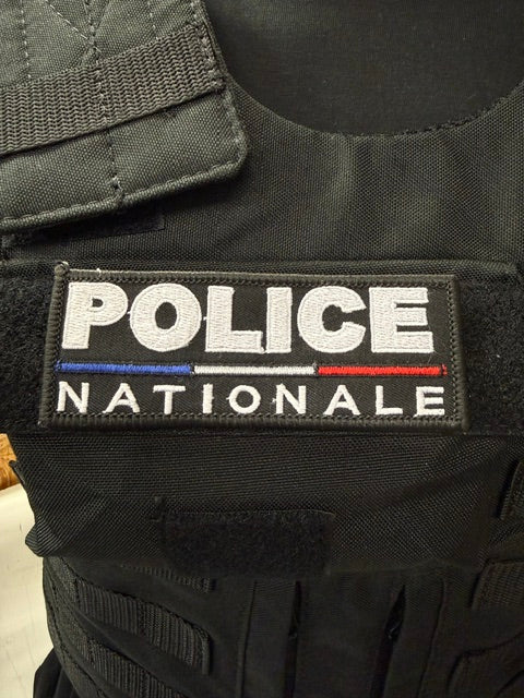 Jeu Bandeaux Police basse visibilité noir BBR (Carte pro obligatoire)