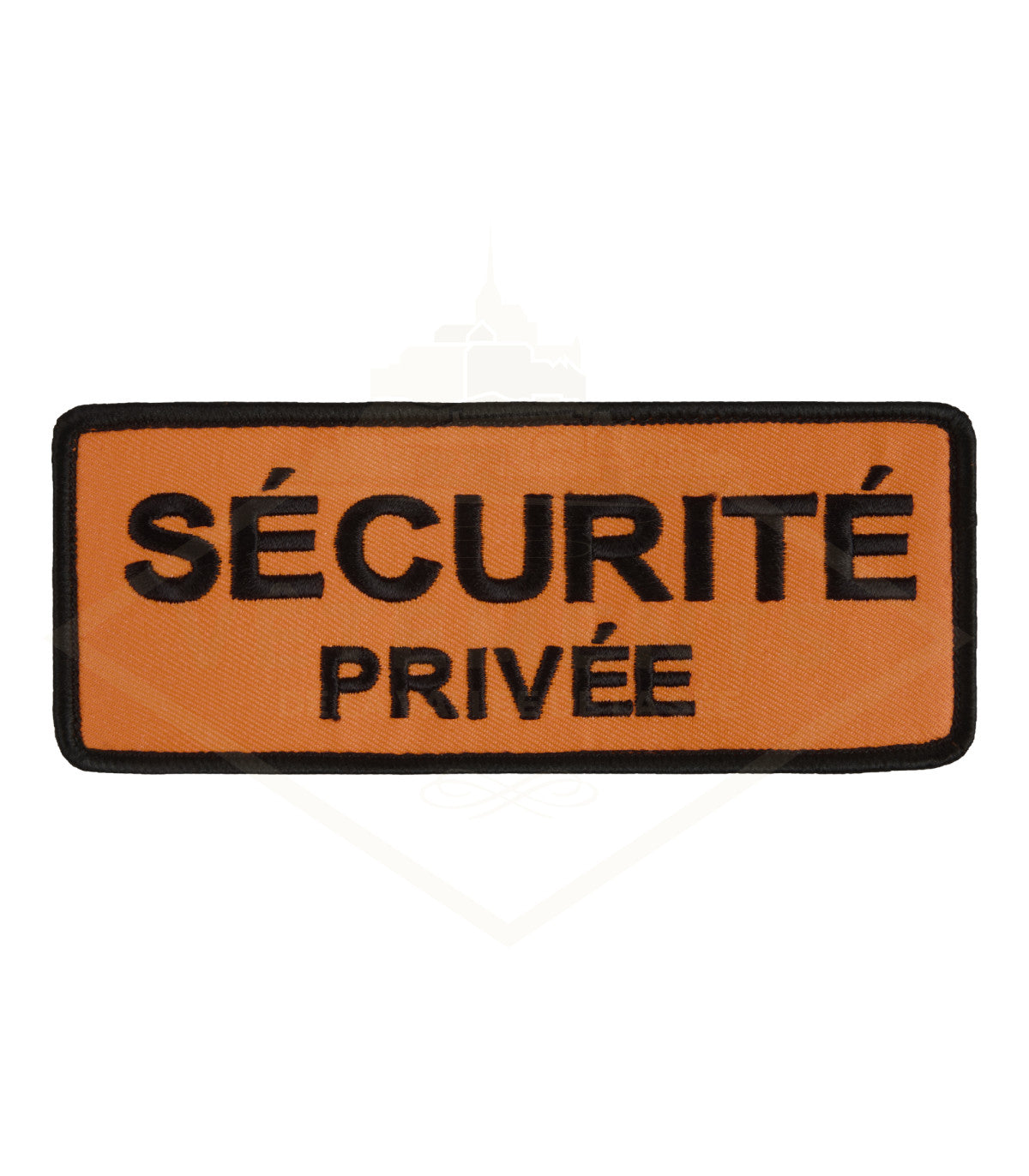 Brassard Sécurité Privée orange velcro
