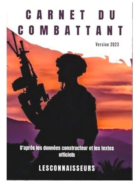 CARNET DU COMBATTANT - Les Connaisseurs ®- Version 2023