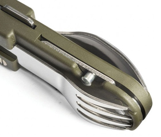 Couteau de poche multifonctions Bivouac® vert olive