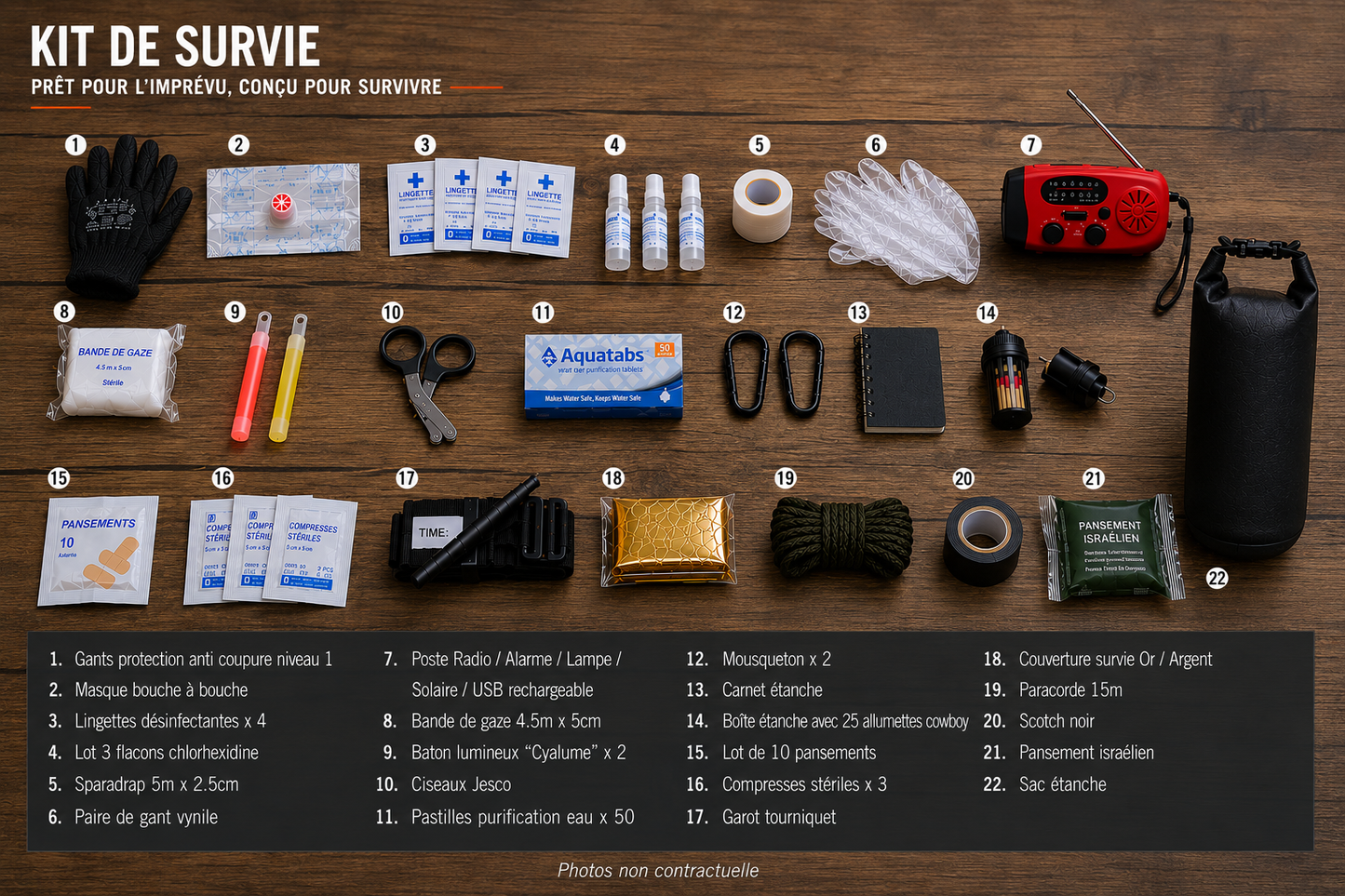Kit Urgence / Survie