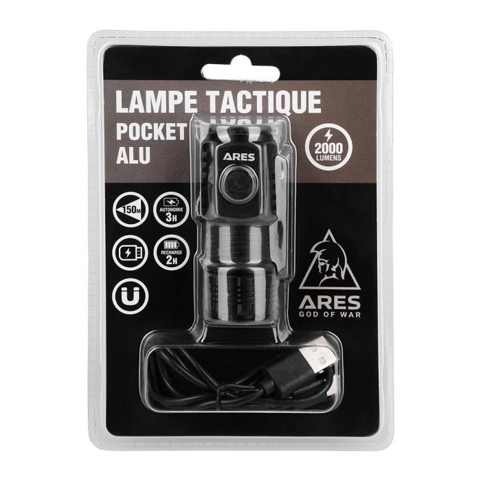 Lampe tactique pocket 2000 Lumens