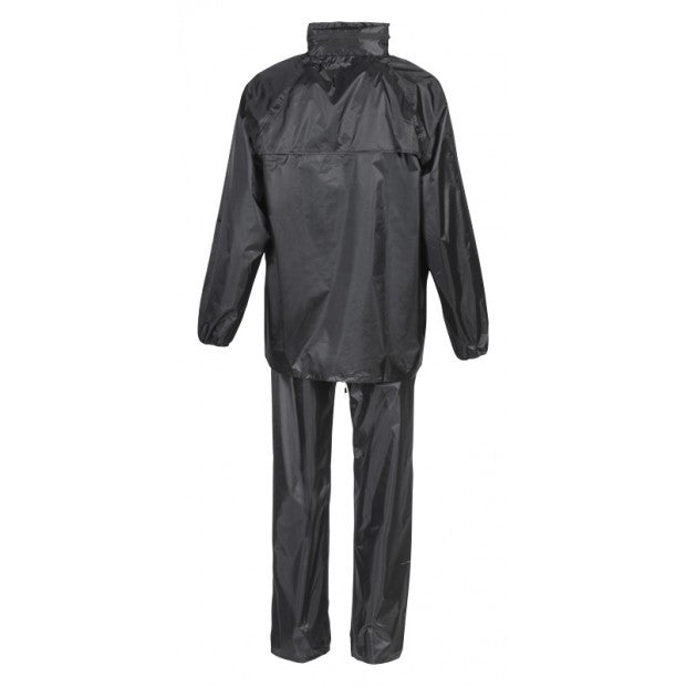 Tenue pluie noir haut + bas