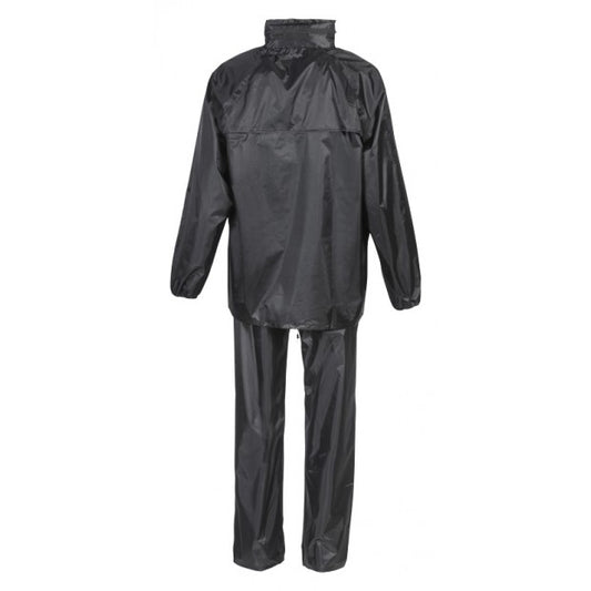 Tenue pluie noir haut + bas