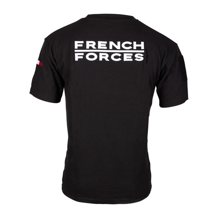Tee shirt french forces noir